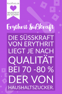 Home 21 Süßkraft von Erythrit