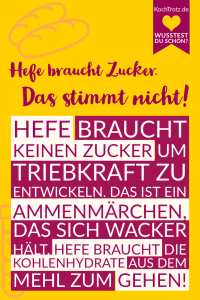 Home 21 Hefe braucht keinen Zucker