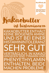 Home 21 Kakaobutter ist histaminarm