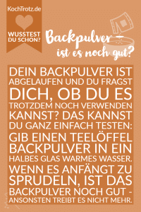 Home 21 Backpulver-Test