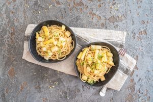 Spargel 27 Spargel-Zitronen-Spaghetti