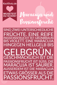 Home 21 Maracuja und Passionsfrucht