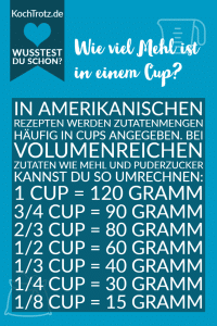 Home 21 1 Cup Mehl in Gramm