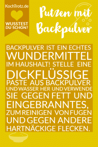 Home 21 Putzen mit Backpulver