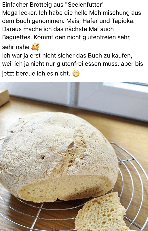 "Seelenfutter glutenfrei" - das neue KochTrotz-Kochbuch ist da! 16 Reaktion Seelenfutter glutenfrei