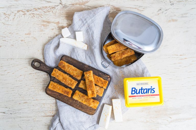 Knusprige Sellerie-Sticks mit Butaris Butterschmalz