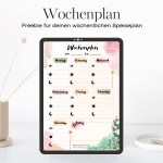 Wochenplan - wöchentlicher Speiseplan