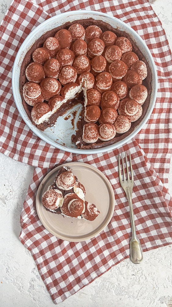 Tiramisu-Kuchen ohne Backen - wahlweise glutenfrei und vegan 1 Tiramisu-Kuchen ohne Backen Rezept