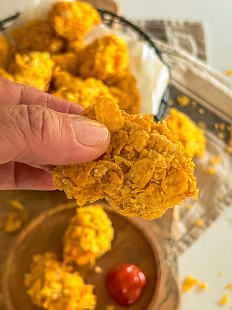 Knusprige Chicken Nuggets selber machen, einfach und glutenfrei