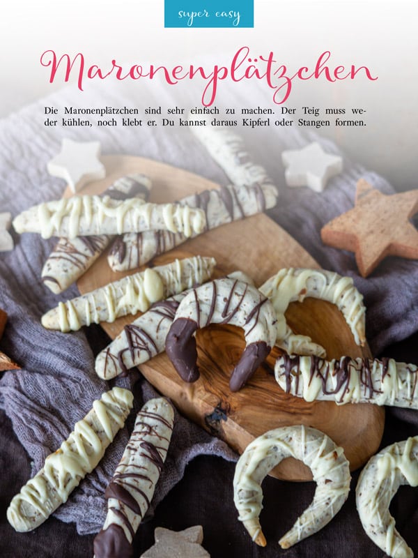 Mein Backbuch "Weihnachten" - 20 einfache und verträgliche Rezepte 9 Maronenplätzchen - Weihnachten eBook