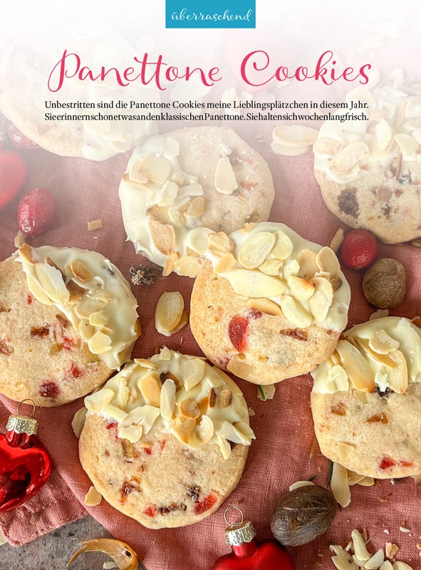 Mein Backbuch "Weihnachten" - 20 einfache und verträgliche Rezepte 4 Panettone Cookies Weihnachten eBook