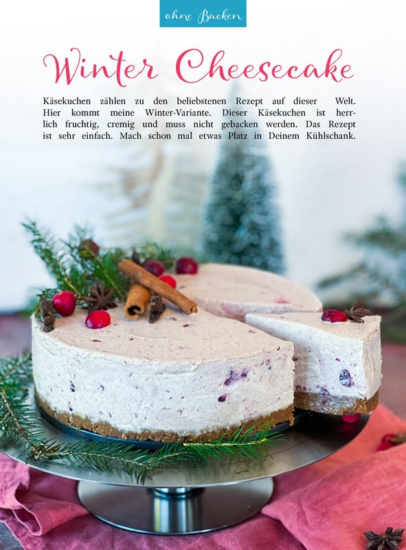 Mein Backbuch "Weihnachten" - 20 einfache und verträgliche Rezepte 12 Winter Cheesecake Weihnachten eBook