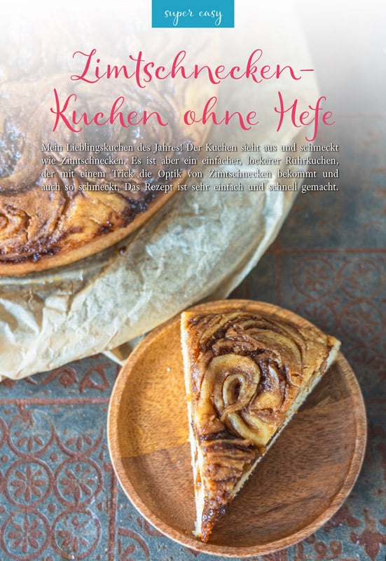 Mein Backbuch "Weihnachten" - 20 einfache und verträgliche Rezepte 13 Zimtschnecken-Kuchen Weihnachten eBook