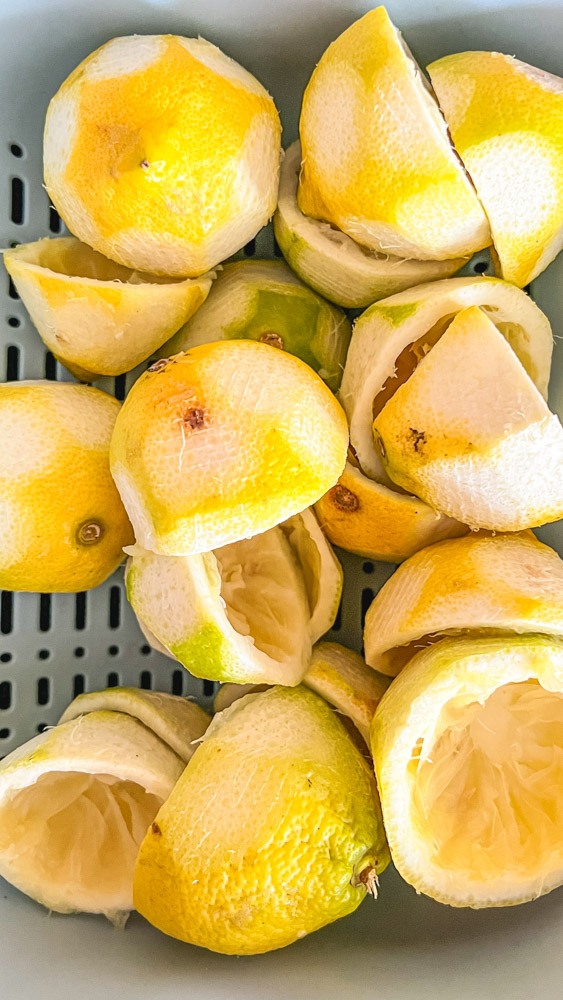 Zitronen ausgepresst