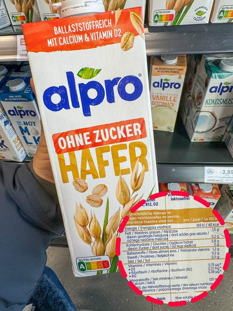 Wird Hafermilch in Kaffee und Tee nicht vertragen? Gründe und Symptome 9 Haferdrink alpro ohne Zucker