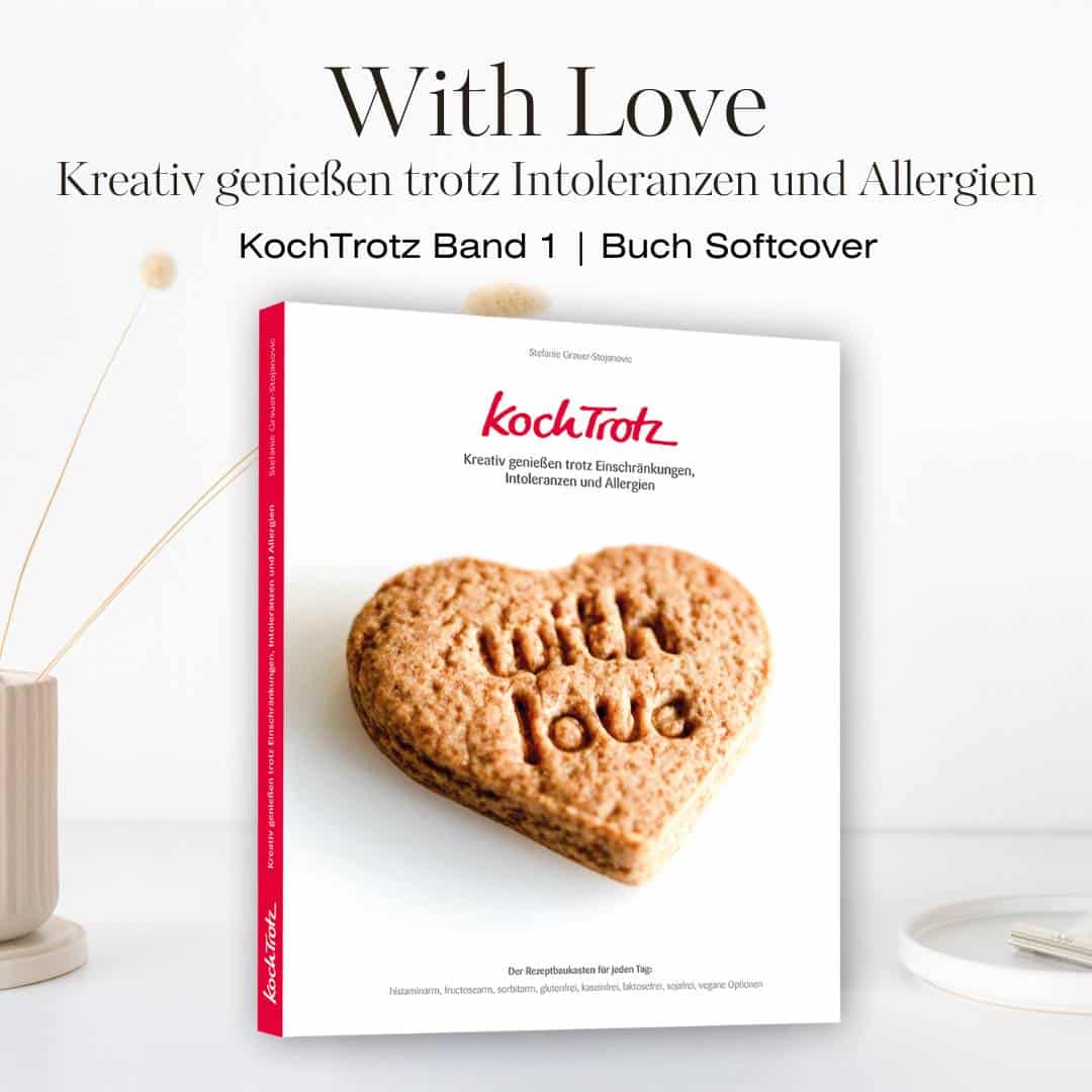 kochtrotz-b1-with-love-softcover with love, KochTrotz Kochbuch Band 1