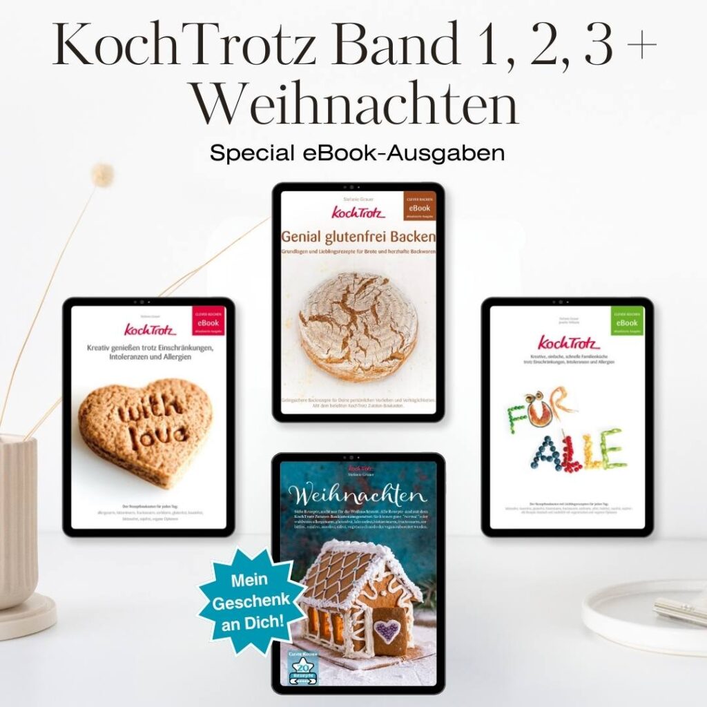 KochTrotz eBook Band 1 + 2 + 3 + Weihnachen Sparpreis