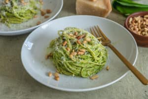 5 Minuten Bärlauch-Pasta | ohne Sauce kochen 6 5 Minuten Bärlauch-Pasta, Sauce ohne Kochen