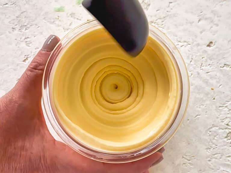 Ninja Creami High Protein Joghurt-Mango-Eis