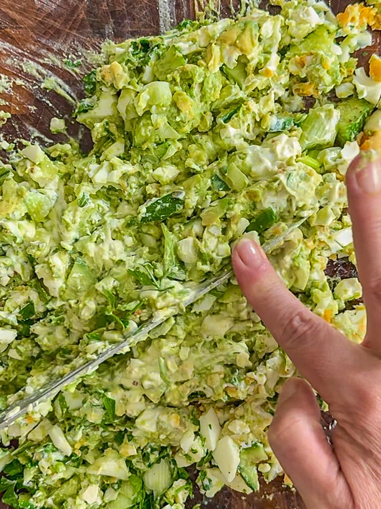 Gehackter Salat - fix gemacht - gesund und lecker - Chopped Salad 5 Chopped Salad gehackter Salat Chop-Chop Salad schnelles Rezept