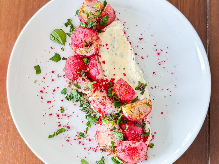 Gebackene Radieschen einfaches Rezept, Hingucker, raffiniert