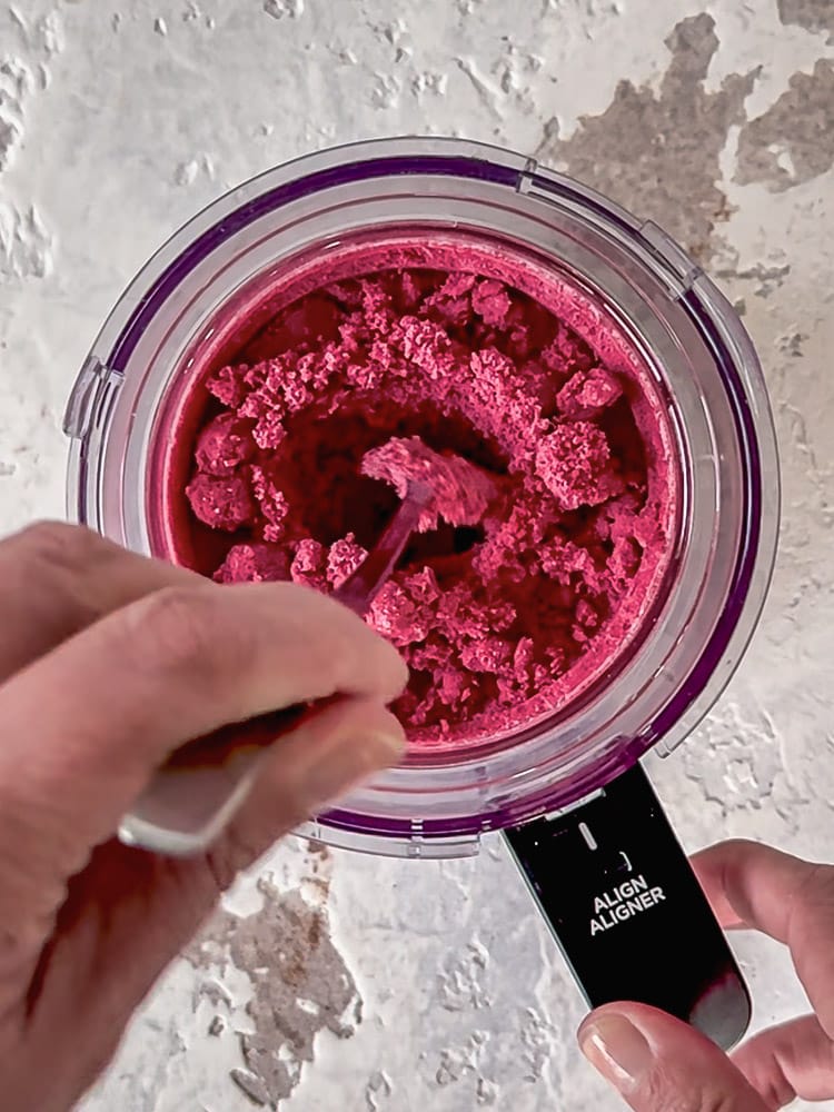 Cremiges veganes Kirsch-Kokos-Eis nur 3 Zutaten - Ninja Creami 13 cremiges veganes Kirsch-Kokos-Eis Ninja Creami