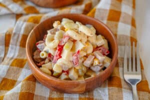 Leichter Nudelsalat mit Joghurt-Dressing 5 leichter Nudelsalat Joghurt-Dressing einfaches Rezept
