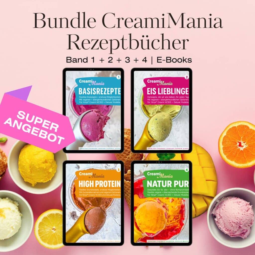 CreamiMania - die besten Eisrezepte für die Ninja® Creami Eismaschinen und mehr 19 CreamiMania Bundle Shop