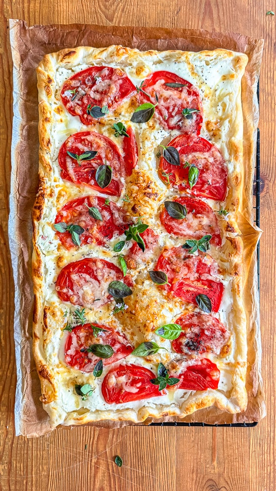 Tomaten-Tarte - einfaches + schnelles Flexi-Rezept 2 schnelle Tomaten-Tarte Rezept