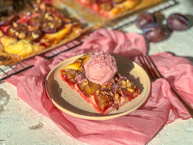 Zwetschgen-Tarte einfaches Blitzrezept