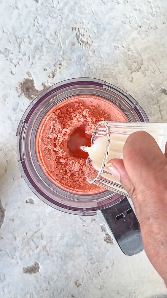Wassermelonen-Eis "Speciale" aus der Ninja Creami 3 Wassermelonen-Eis Ninja Creami Rezept