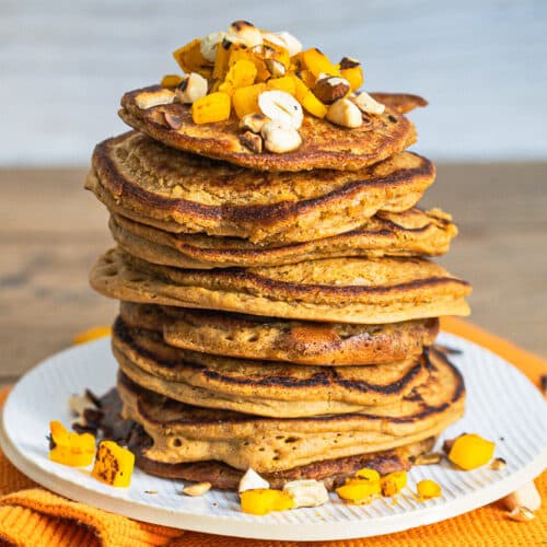 kuerbis-hafer-pancakes-rezept-7 Kürbis-Pancakes, 4 Zutaten, Rezept, vegan und glutenfrei