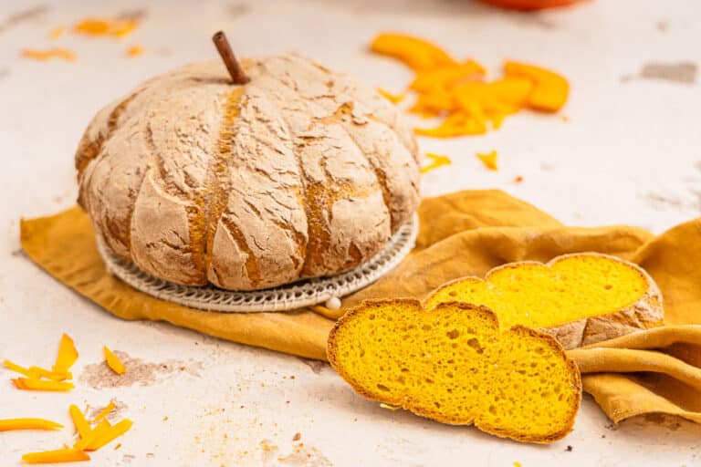 Kürbisbrot glutenfrei, ohne Hefe, einfaches Rezept
