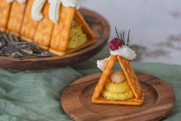 Das Haus vom Nikolaus - herzhafter Snack - Vorspeise, einfach und schnell