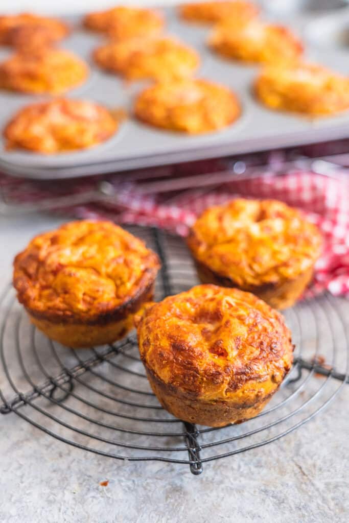 Schnelle Pizzamuffins mit Hafermehl – ohne Hefe! 8 Pizza-Hafer-Muffins glutenfrei Rezept