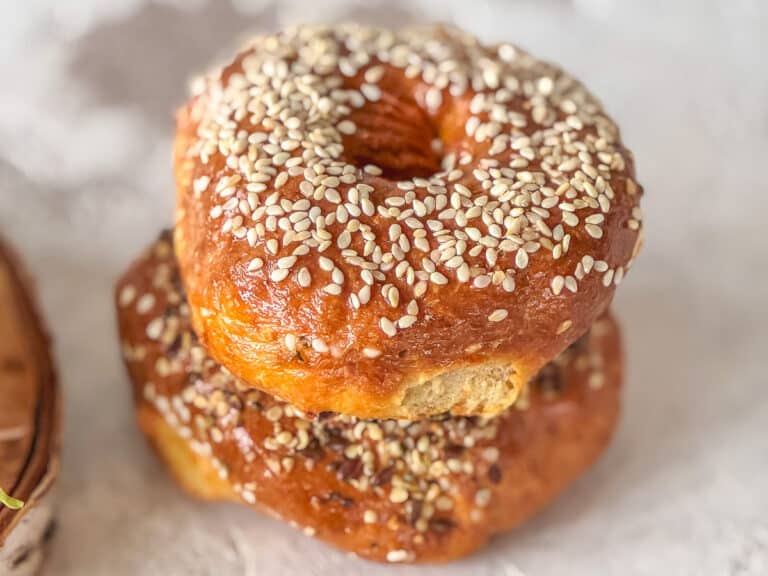 Protein-Hafer-Bagels ohne Hefe - einfaches und schnelles Rezept, auch glutenfrei