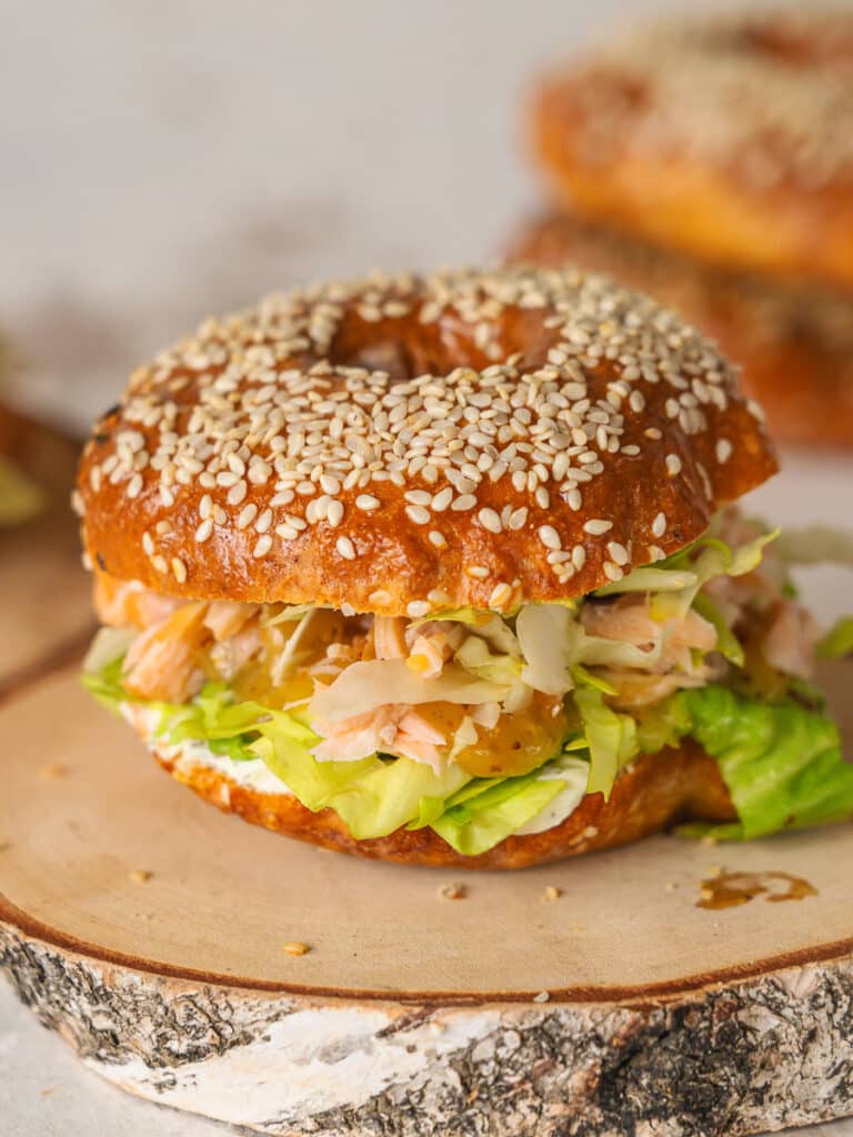Schnelle Protein-Hafer-Bagels ohne Hefe, auch glutenfrei 11 Protein-Hafer-Bagels ohne Hefe - einfaches und schnelles Rezept, auch glutenfrei