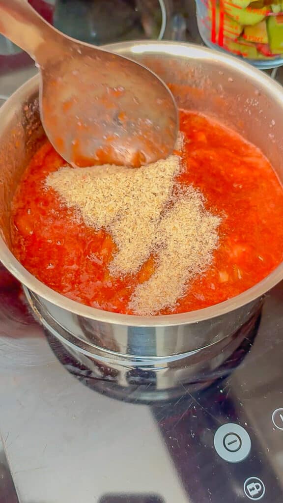 Erdbeer-Rhabarber-Marmelade – Flohmelade – Grundrezept 8 Flohmelade - Rezept Erdbeer-Rhabarber-Marmelade ohne Gelierzucker