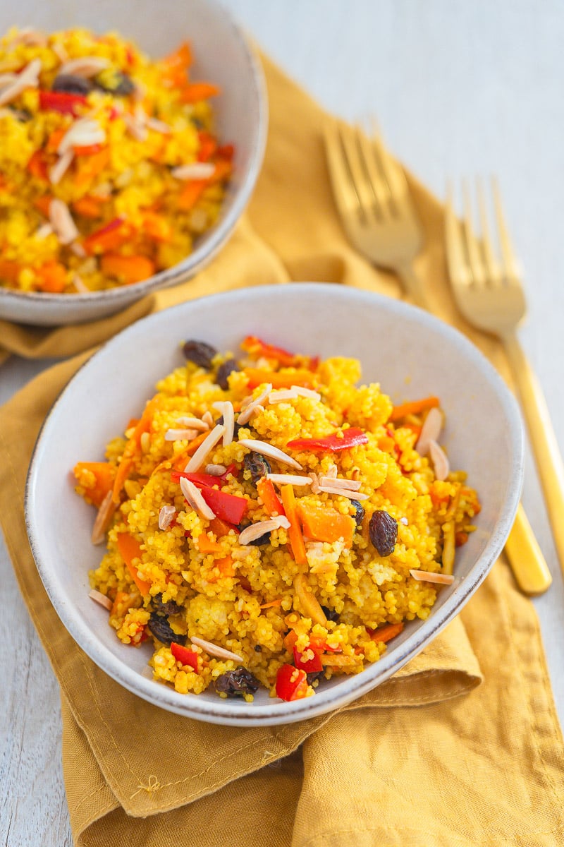 Orientalischer Couscous-Salat – in 15 Minuten fertig & glutenfrei 7 Orientalischer Couscous-Salat Rezept