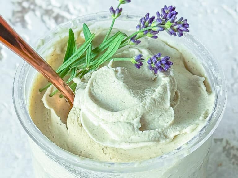 Lavendeleis Rezept Ninja Creami oder Eismaschine