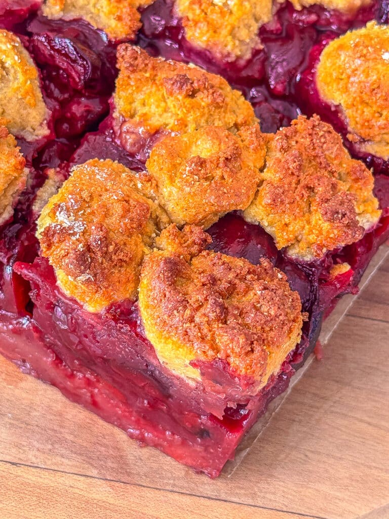 🍒 Kirsch-Streuselkuchen – mit Quarkstreuseln & Keksteig 8 Flexi-Rezept Kirsch-Streuselkuchen mit Keksteig - Quarkstreusel ohne Butter