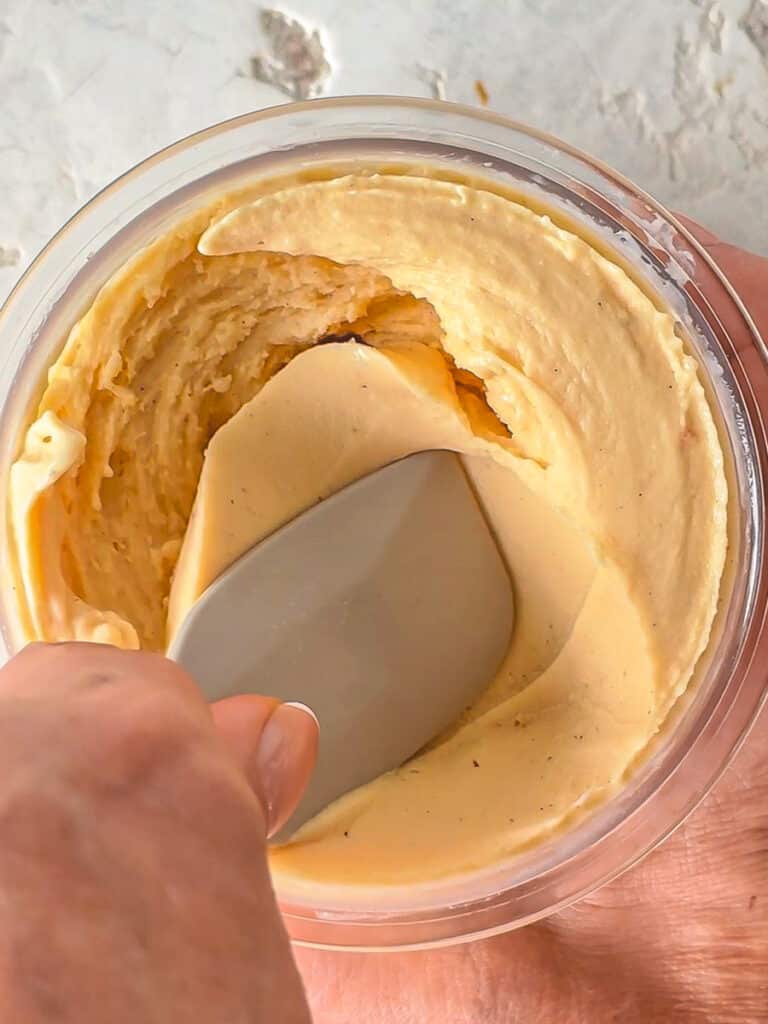 Quitteneis Spezial – für die Ninja Creami 5 Fertiges Quitteneis nach dem Re-Spin – samtig und cremig wie Gelato.